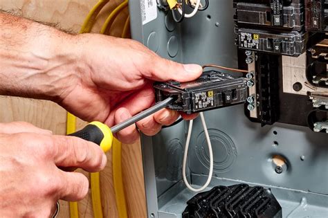 electrician training in replacing main electrical box circuit breaker|main circuit breaker replacement.